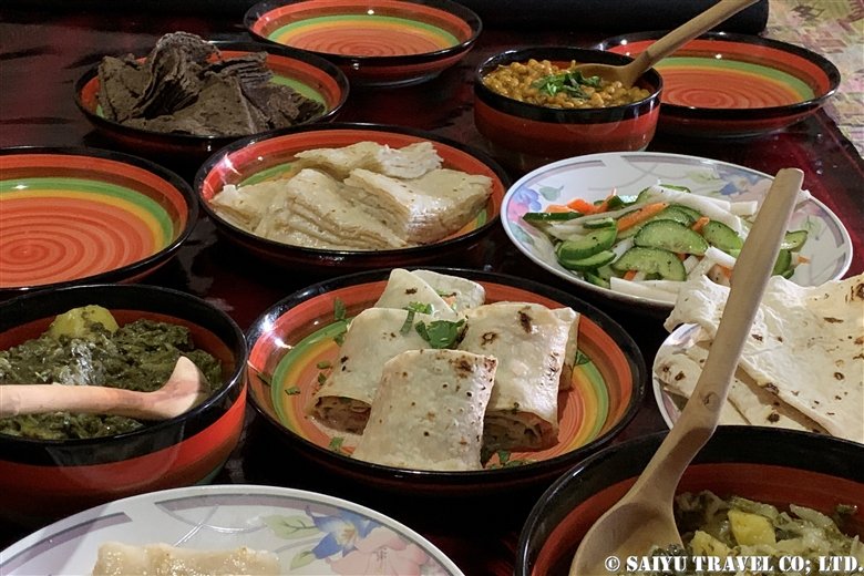 Hunza Homestay! Enjoying the local cuisine at the local’s home